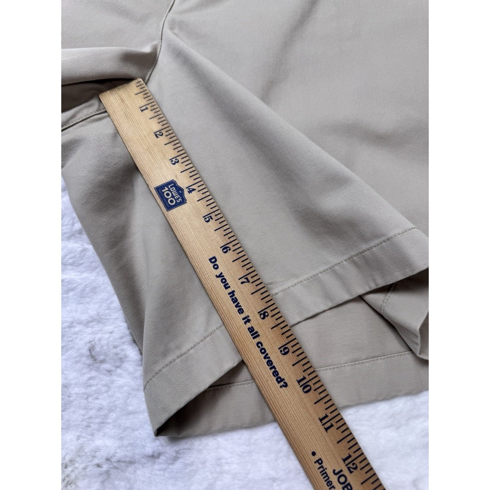 LL Bean Original Fit Bermuda Shorts Womens Size 20W Pockets Khaki‎ 100% Cotton - Picture 6 of 13